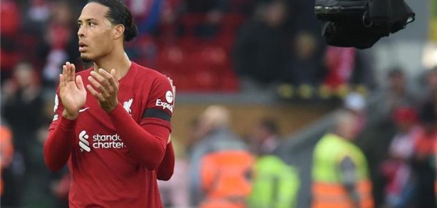 فان دايك يوجه رسالة لجماهير ليفربول بعد التعادل المثير مع آرسنال